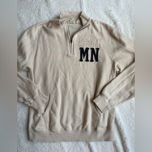 Blue 84 Light Tan Quarter-Zip Pullover